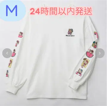산리오 아베일 일광화상 키티 긴팔 T셔츠 M 사이즈 24시간 이내 발송