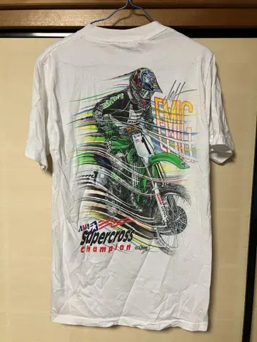 90년대 Jeff Emig 모토크로스 미국 생산 가와사키 티셔츠