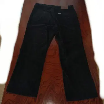 BIG JOHN POWER JEANS 블랙 와이드 코듀로이 91
