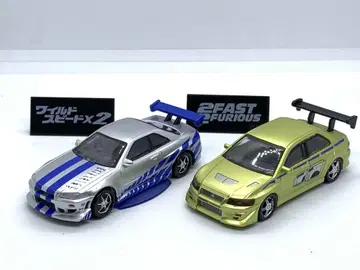 미니카 와일드 스피드 x 2 R34 GT-R 란에보