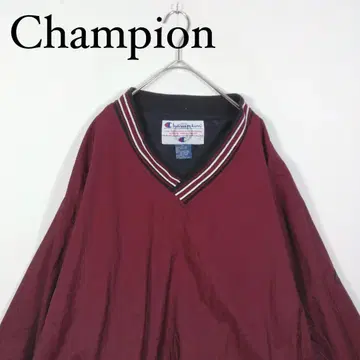 Champion 챔피온 나일론 풀오버 와인 레드 XL
