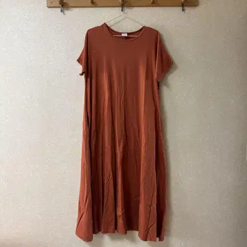 URBAN RESEARCH DOORS 오렌지 A라인 티셔츠 원피스