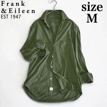 레어 Frank&Eileen 프랭크 앤 아이린 스키퍼 셔츠 카키