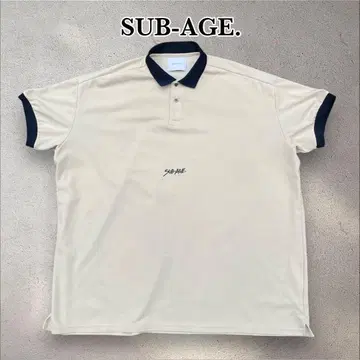 SUB-AGE. BIG POLO SHIRT 피케 셔츠 오버 사이즈