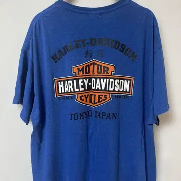 Harley-Davidson 티셔츠 블루 Knucklehead