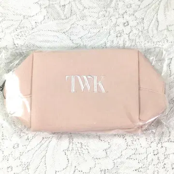 TWK 핑크 스웨트 파우치 미개봉