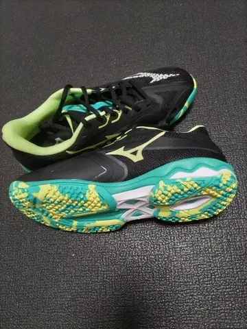 Mizuno 테니스화 블랙/그린