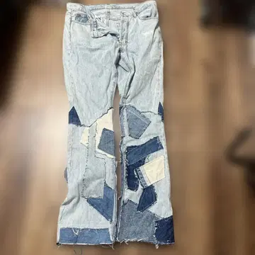 mnml 패치워크 플레어 34