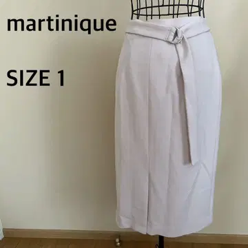 [martinique] 롱 타이트 스커트/벨트/라이트 핑크/심플