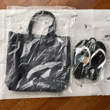 BMW 합성 피혁 토트백 샌들