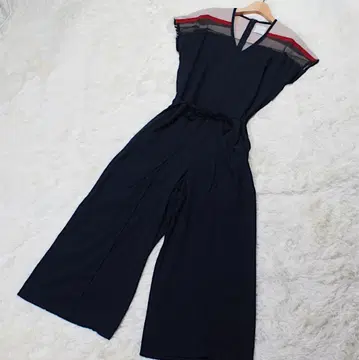 인기 [ 아메리 ] 올인원 (F) 블랙 레이스 허리 리본 프렌치 슬리브
