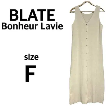BALATE Bonheur Lavie 슬리브리스 원피스 롱 [ F ]
