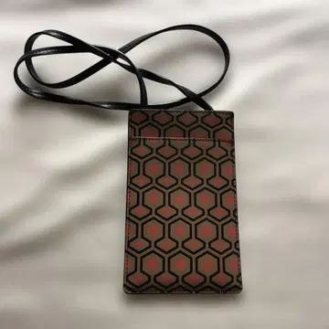 TOMORROWLAND 기하학 패턴 스마트폰 숄더백