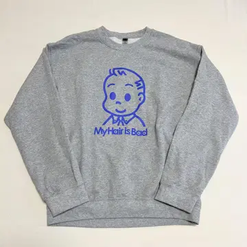 My Hair is Bad OSAMU GOODS 콜라보 맨투맨 / 그레이