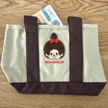 [미사용 새상품] Monchhichi 토트백 girl