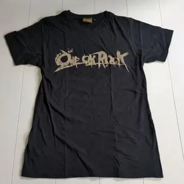 ONE OK ROCK 로고 티셔츠 블랙 사이즈 L