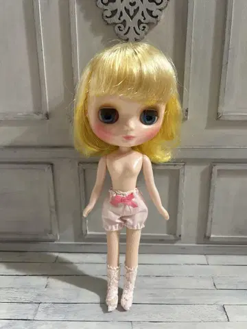 ( 물건 정리중 ) 미디 브라이스 인형 본체 네이비 드레스 ( 와플 )