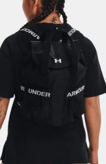 UNDER ARMOUR 블랙 백팩 10L