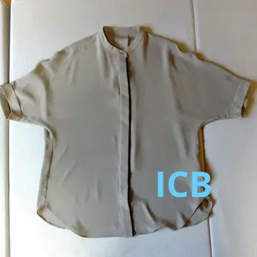 ICB 백 새틴 아문젠 블라우스