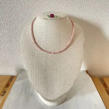고급 핑크 JADE 크리스탈 컷 멋진 엘레강스 목걸이