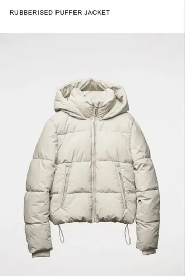 ZARA 러버 퍼프 자켓 S 사이즈