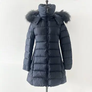 TATRAS 다운 코트 네이비 후드 퍼 02
