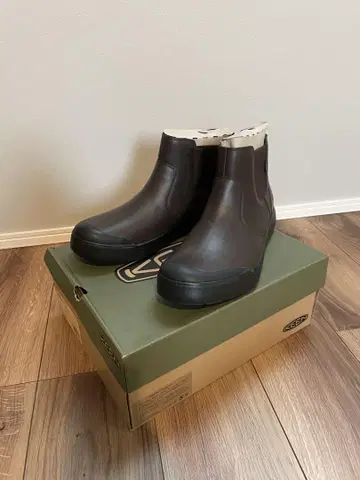 KEEN 브라운 사이드고어 숏부츠 KEEN ELENA