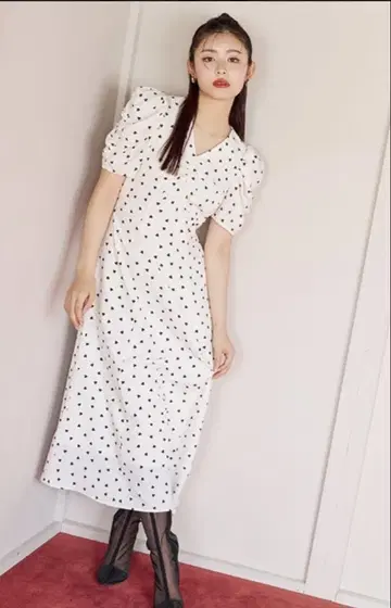 스나이델 Heart Collection 프린트 원피스