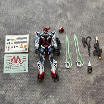 HG 지크 액스 1/144 조립 완료, 씰 미부착