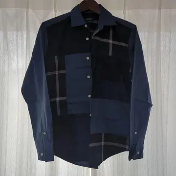 BLACK LABEL Crestbridge M 네이비 셔츠