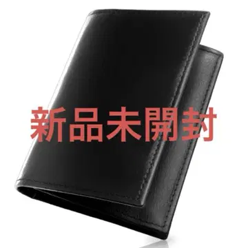 명함지갑 남성용 천연 가죽 오일 레더 블랙 무지 성인 정기 카드 케이스