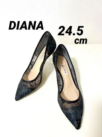 DIANA 다이애나 자수 튤 레이스 펌프스 24.5cm