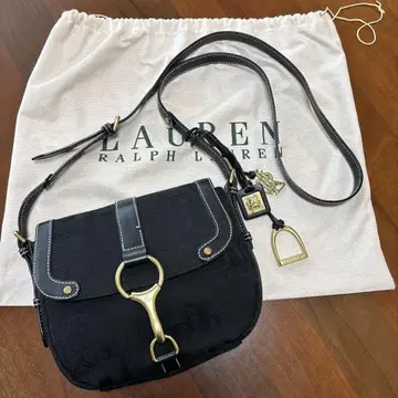 랄프 로렌 숄더백 블랙