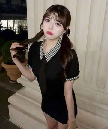 OLIVE des OLIVE 3way 도킹 미니 원피스 블랙