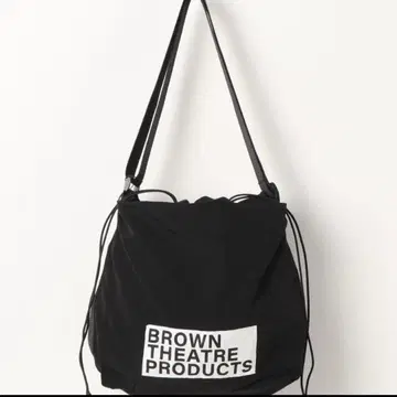 BROWN THEATRE PRODUCTS 숄더백 블랙