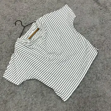 LEPSIM 렙심 프렌치 슬리브 티셔츠 화이트 블랙 보더 스테디셀러(L)