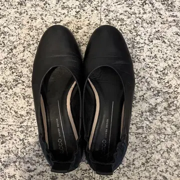 ecco DANISH DESIGN 37 플랫슈즈 블랙 발레