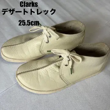 Clarks 데저트 트렉 가죽 25.5cm 화이트 신발