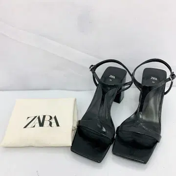 7SDM19 ZARA 자라 스트랩 샌들 36 사이즈 블랙