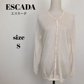 [ a1831 ] ESCADA SPORT 시스루 가디건 얇은 소재 S