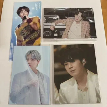 BTS 엽서 북마크 윤기 슈가 SUGA