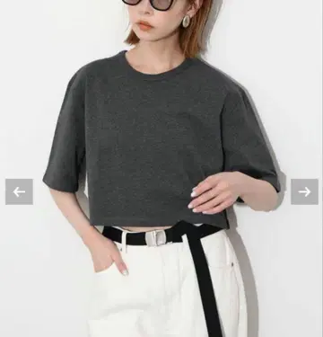 SLOBE IENA 사이로 스팬 컴팩트 티셔츠