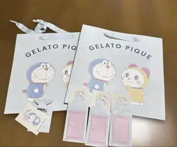 GELATO PIQUE 도라에몽 쇼핑백 스티커