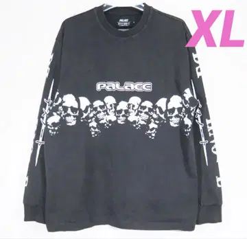 팔라스 스케이트보드 DEATH NOTE 데스노트 롱 티셔츠 블랙 XL