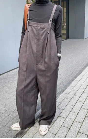 Spick and Span 스트라이프 베어 올인원 브라운