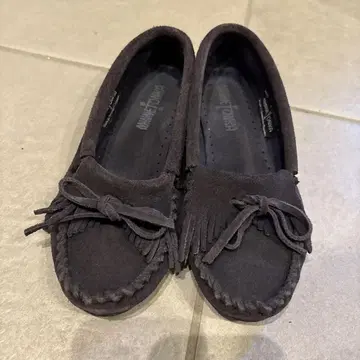 MINNETONKA 네이비 모카신 5