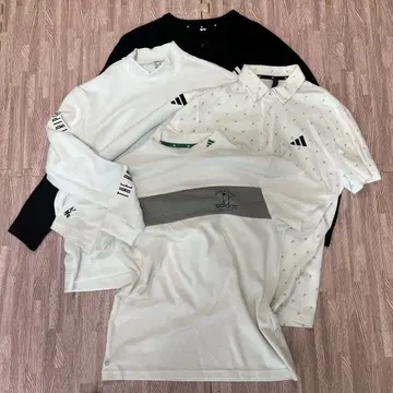 adidas 골프웨어 상의 4점 세트