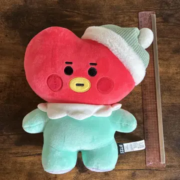 BT21 하트 모양 봉제 인형 모자 포함