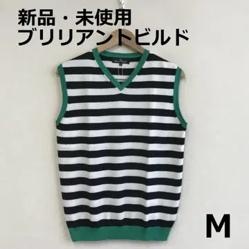 B0812A01 새상품 미사용 브릴리언트빌드 골프 V넥 베스트