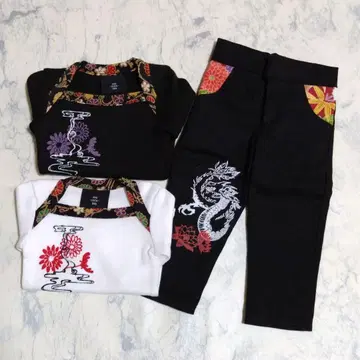 SD13 소년 일본풍 패턴 아웃핏